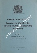 Book cover of Railway Accident - Report on the Collision that occurred on 26th September 1985 near Paisley in the Scottish Region of British Railways by Department of Transport